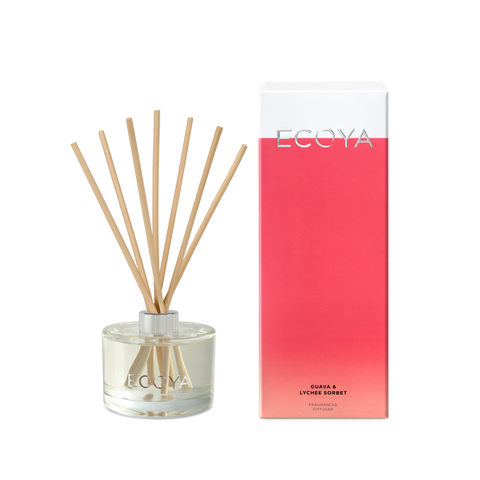 ECOYA - Large Reed Diffuser - Guava + Lychee