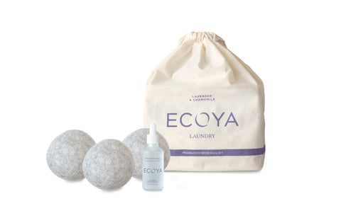 ECOYA - Laundry Collection - Dryer Ball Set - Lavender & Chamomile